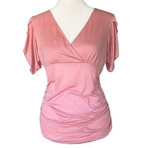 DIANE VON FURSTENBERG Pink Short Sleeve Top